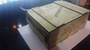 «Ещё один готовый бокс под рюмки в армейском стиле: создаём уникальные изделия с помощью лазерной ре