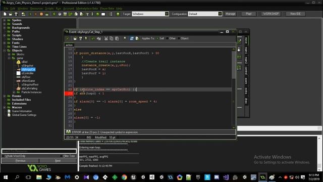 Make a angry birds game in Game maker studio part :05 смотреть онлайн