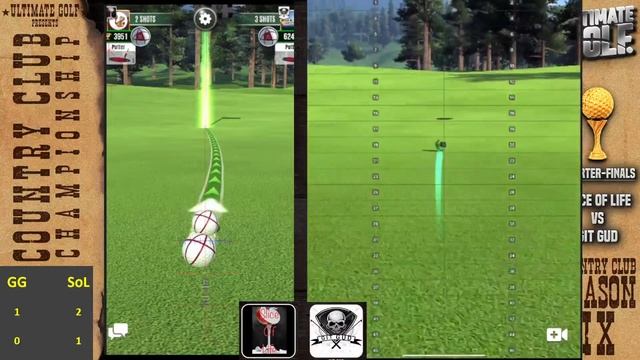 Slice of Life v Git Gud - Ultimate Golf Country Club Championship Tournament Head to Head смотреть онлайн