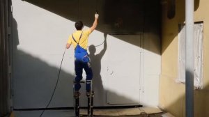 окраска ворот