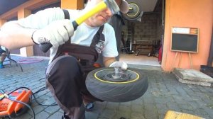 Ремонт самоката Segway-Ninebot MAX G30E II. Замена передних подшипников молотком