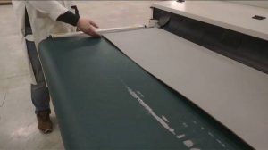 Вальцовая покраска ДВП водоразбавимым грунтом на линии PURETE