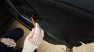 Honda Accord 8. Снять обшивку двери