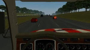 18 Wheels Of Steel Haulin gameplay with genius twin wheel f1 (pc)