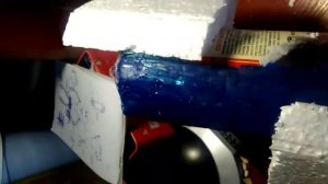 Портальная Пушка своими руками из пенопласта часть1