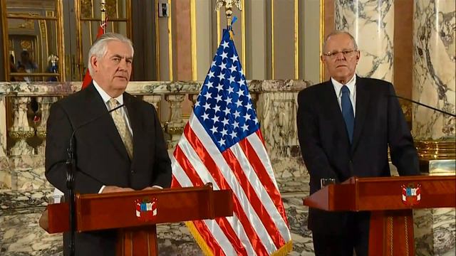 Press Availability with Peruvian President Pedro Kuczynski in Lima смотреть онлайн