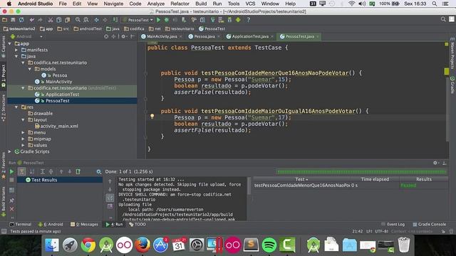 Testes Unitários no Android Studio utilizando JUnit 3 e JUnit 4 смотреть онлайн