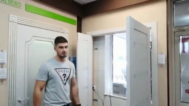 Дверь распашная , Двухстворчатая дверь