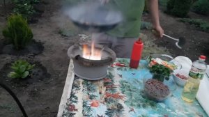 Лапша ВОК с говядиной на Огне