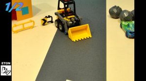 Disney Cars 2 : World Grand Prix Racing in the Construction Area - StopMotion