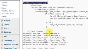 WordPress Tutorial - Featured Images WordPress To Automatically Be Added