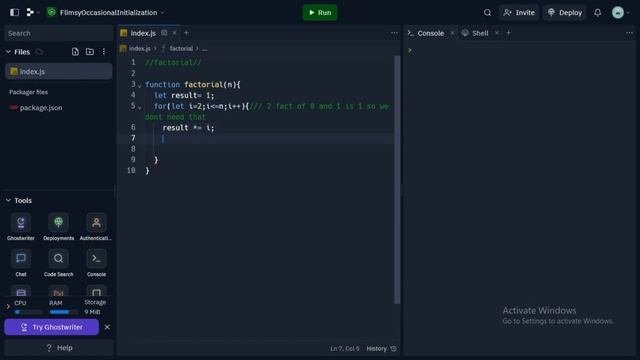 How to Calculate Factorial of a number in Javascript (Interview  Series) in Under 3 Minutes  in 202