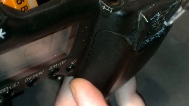 Canon 20D \ замена кнопки спуска, оживление вспышки