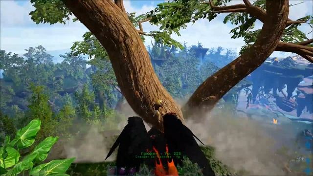 ЛЕТАЮЩИЕ ОСТРОВА И РУИНЫ | Ark Survival Evolved Выживание на карте CRYSTAL ISLES  | #14