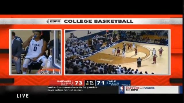БАСКЕТБОЛ. США. NCAA Йель Гарвард