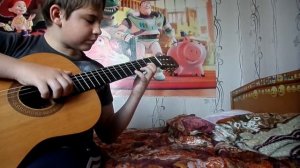 Как играть начальную песню из Гравити Фолз на гитаре.