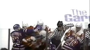 NHL REGULAR SEASON 1991-92 - Detroit Red Wings @ New York Rangers