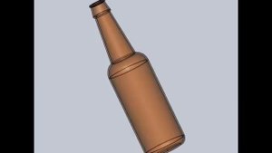 Стена из стеклянных бутылок в блоках.