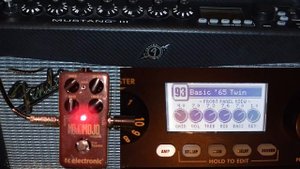 Fender Mustang III and TC Electronics MojoMojo Overdrive