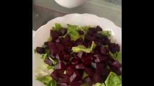 Рецепт  салата с грейпфрутом и с свеклой