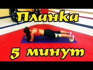 Планка 5 минут