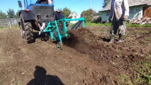 Транспортерная картофелекопалка к трактору своими руками.