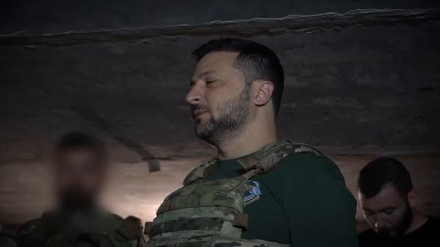 Зеленский сегодня посетил Бахмутское направление.