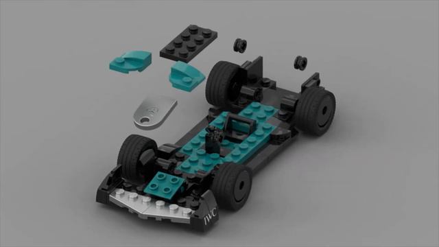 LEGO F1 Mercedes W13 смотреть онлайн