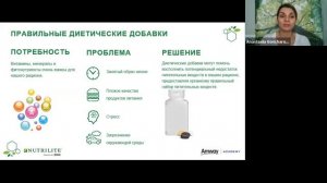 Запис вебінару Amway Academy 15.04.2020 «Додайте кольорів до раціону з фітонутрієнтами NUTRILITE»