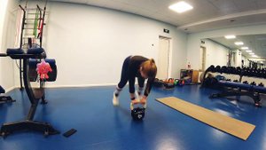 Тренировка с гирей и бёрпи на силу и характер! Ну очень простая!!!))