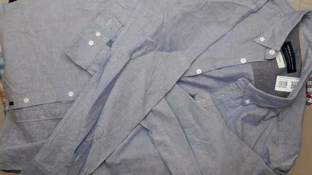 16148 Рубашки кордл рукав мужские 82231 cream 7 пак. 24кг. 1095кг. 103шт.