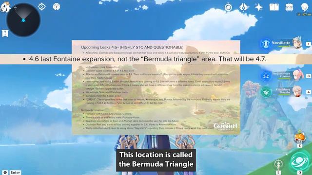 THE NEW FONTAINE MAP LOCATION ACTUALLY AT THIS HOLE | Genshin Impact смотреть онлайн