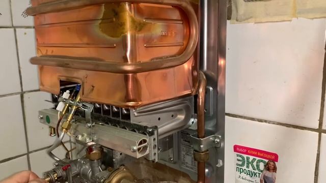 Газовая колонка Инновита после 3,5 месяцев эксплуатации