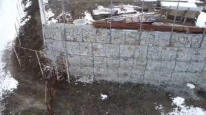 ГАБИОНЫ - КРЫМ. Строительство подпорных стен, заборы и фасады из габионов