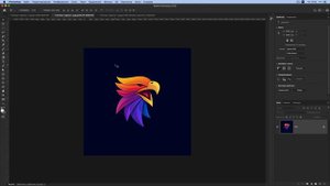 Как вырезать логотип в Фотошопе и сохранить его с прозрачным фоном в PNG