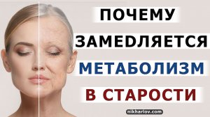 ? Почему замедляется обмен веществ. Метаболическая старость. 60+ лет. Четвертая фаза обмена веществ