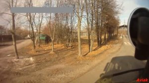 Змейка вперёд и задним ходом на автобусе