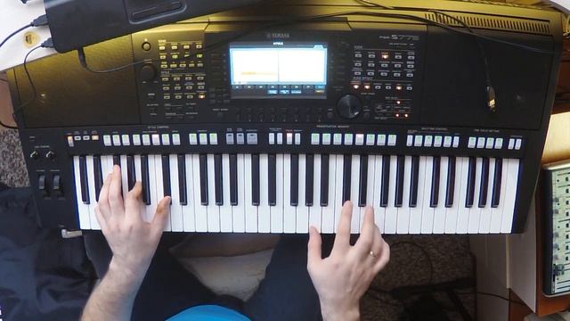Yamaha PSR s775 Сладкий сон Ночной февраль смотреть онлайн