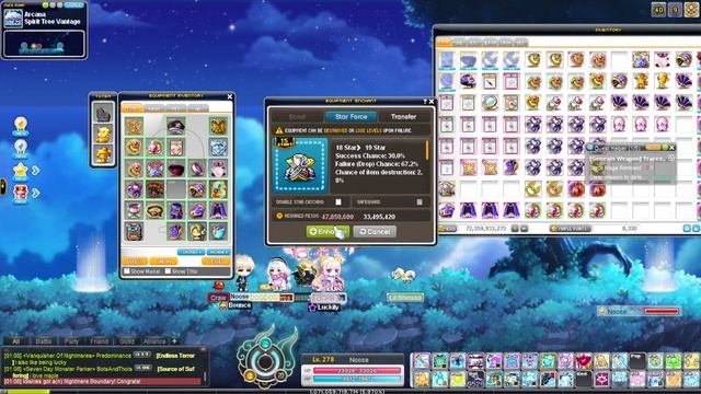 [GMS Reboot] 150b Shining Starforce 7/9 Highlights смотреть онлайн