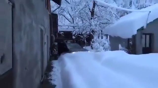 Когда лень чистить двор от снега смотреть онлайн