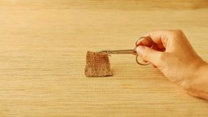 новогодняя игрушка своими руками - кофейная ёлочка