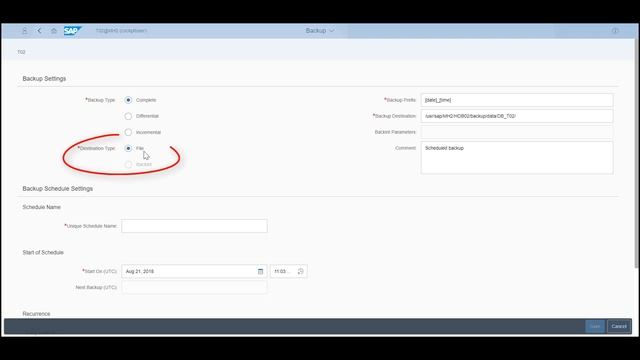 [2.0 SP07] Backup & Recovery with SAP HANA Cockpit: Scheduling - SAP HANA Academy смотреть онлайн