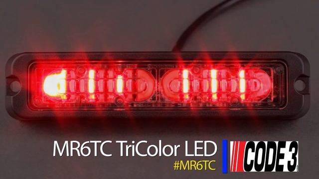 Flash Pattern: Code 3 MR6TC TriColor LED Light