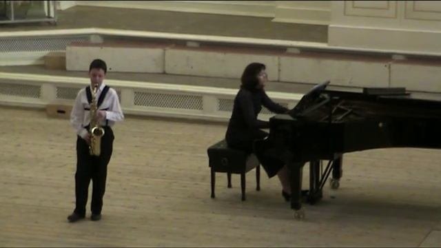 Андрей Григоьев саксофон, партия фортепиано Полина Григорьева