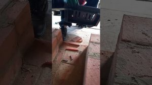 Вариант установки печной дверцы в готовый проем.