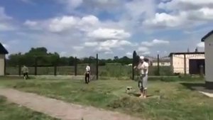 Ибрагимотар. Уборка территории в мечети.