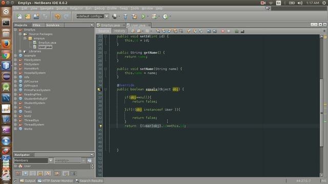 why we need to override equals and hashcode in java смотреть онлайн