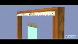 Монтаж пвх завесы