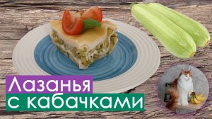 Лазанья с кабачками и соусом бешамель