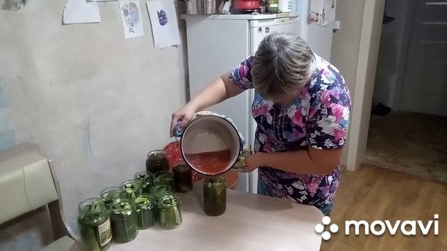 Бомбические маринованные огурцы с кетчупом Чили.